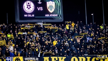 Για «ελληνική εισβολή» στο Τσέλιε γράφουν οι Σλοβένοι: Ανοίγει όλη η κερκίδα για τους οπαδούς της ΑΕΚ!
