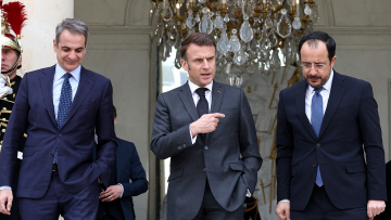 Σήμερα η τριμερής Μακρόν-Μητσοτάκη-Χριστοδουλίδη στην Πάφο: «Ασπίδα» για την Κύπρο και μήνυμα υπεράσπισης του ευρωπαϊκού εδάφους