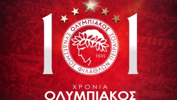 Ολυμπιακός: Έκλεισε 101 χρόνια ζωής και υπόσχεται πως «τα καλύτερα έρχονται»