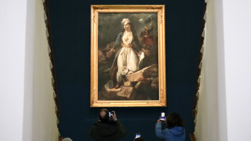 Για πρώτη φορά εκτίθεται στη χώρα μας ο εμβληματικός πίνακας του Ντελακρουά «η Ελλάδα στα ερείπια του Μεσολογγίου», δείτε φωτογραφίες