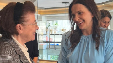 Με τη Ζιλιέτ Μπινός συναντήθηκε η Λίνα Μενδώνη: Στο επίκεντρο τα ευρωπαϊκά βραβεία κινηματογράφου στην Αθήνα