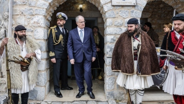 Στην Αρεόπολη ο Τασούλας για τα 205 χρόνια από την έναρξη του απελευθερωτικού αγώνα