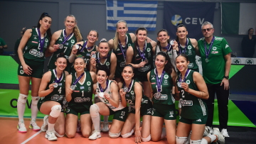 Challenge Cup βόλεϊ γυναικών: Έδωσε μάχη στον 2ο τελικό αλλά έχασε την κούπα στη Γλυφάδα ο Παναθηναϊκός, 3-0 από τη Βαλεφόλια