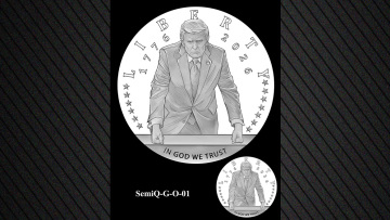 Ο Τραμπ θα κυκλοφορήσει χρυσό νόμισμα 24 καρατίων με τη μορφή του