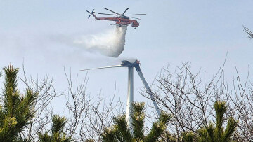 Τρεις νεκροί μετά από φωτιά σε ανεμογεννήτρια στη Νότια Κορέα, δείτε βίντεο