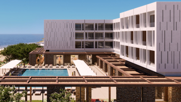 Η νέα εποχή της κυκλαδίτικης φιλοξενίας βρίσκεται μόλις λίγα λεπτά από τη Χώρα του νησιού