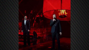 Το on stage «αντίο» του Αντώμη Ρέμου και του Χρήστου Μάστορα στη Μαρινέλλα: Ανήκει σε όλους μας, είναι η Ελλάδα μας