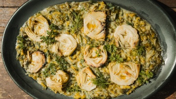 Αγκινάρες φρικασέ
