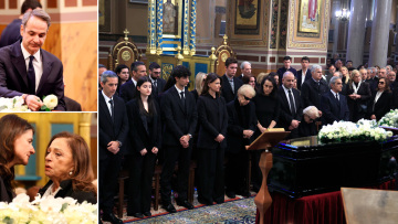 Ποιοι επώνυμοι δίνουν το παρών στην κηδεία της Μαρινέλλας, δείτε βίντεο και φωτογραφίες