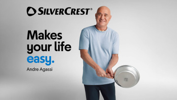 Ισχυρή τεχνολογία για την κουζίνα και το σπίτι: Η SILVERCREST και ο Andre Agassi εστιάζουν στην υψηλή τεχνολογία και την ανθρώπινη επαφή