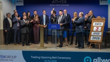 Allwyn: Ξεκίνησε η διαπραγμάτευση των νέων μετοχών στο Χρηματιστήριο Αθηνών