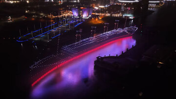 Εντυπωσιακή αναπαράσταση του Τιτανικού με 950 drones στο λιμάνι του Μπέλφαστ, δείτε βίντεο