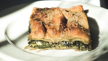 Η χορτόπιτα της ταβέρνας «Κληματαριά» στη Βυτίνα
