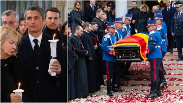 Με στρατιωτικές τιμές η κηδεία του Μιρτσέα Λουτσέσκου: «Ελπίζω να είσαι υπερήφανος για εμένα» είπε συγκινημένος ο Ραζβάν στον επικήδειο