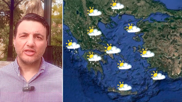 Καιρός: Με αφρικανικη σκόνη και κατά τόπους λασποβροχές το επόμενο τριήμερο - Η πρόγνωση Τσατραφύλλια για το protothema