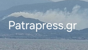 Φωτιά στο Αίγιο, μεγάλη κινητοποίηση της Πυροσβεστικής
