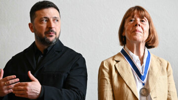 Στον Ζελένσκι και στη Ζιζέλ Πελικό απονεμήθηκαν τα διεθνή βραβεία «Four Freedoms Award»