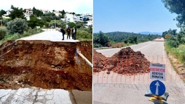 Καλλιτεχνούπολη: Το οδόστρωμα  στον Δήμο, το ρέμα στην Περιφέρεια και η ταλαιπωρία για όλους 