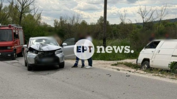 Ανήλικος τραυματίστηκε σε μετωπική σύγκρουση έξω από την Καστοριά