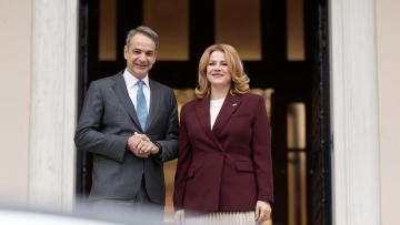 Συνάντηση Μητσοτάκη με την πρωθυπουργό της Λετονίας στο Μαξίμου: Τι συζήτησαν, δείτε βίντεο