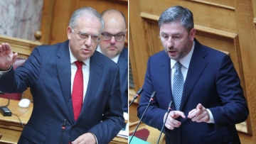 Κόντρα Θεοδωρικάκου με Ανδρουλάκη στη Βουλή: «Κανείς δεν κατηγορείται ότι έχει κλέψει χρήματα» - «Δεν σας ενδιαφέρει τι θα πει η Δικαιοσύνη»