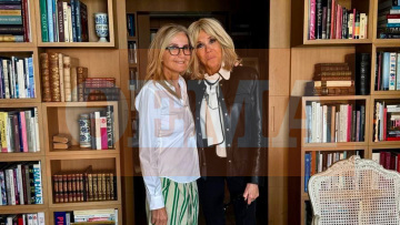 Δείτε φωτογραφία από τη συνάντηση Μαρέβας Γκραμπόφσκι-Μητσοτάκη και Μπριζίτ Μακρόν - Τι έφαγαν, τι συζήτησαν, το δώρο από το Παρίσι