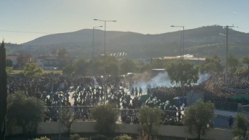 ΠΑΟΚ - ΟΦΗ: Στιγμές έντασης πριν τον τελικό έξω από το Πανθεσσαλικό, βίντεο 