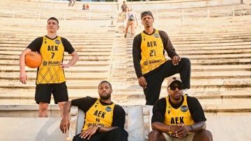 ΑΕΚ: Ρετρό φωτογράφιση στο Καλλιμάρμαρο ενόψει του Final-Four του BCL