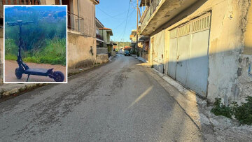 Θρήνος στην Ηλεία για τον θάνατο του 13χρονου με το πατίνι, δείτε φωτογραφίες από το σημείο της τραγωδίας