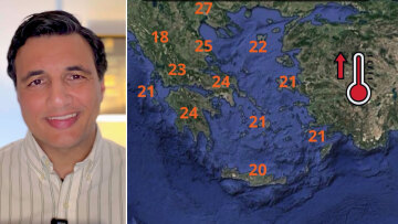 Ανεβαίνει η θερμοκρασία, πάνω από 30 βαθμούς το Σαββατοκύριακο, η πρόγνωση Τσατραφύλλια στο protothema