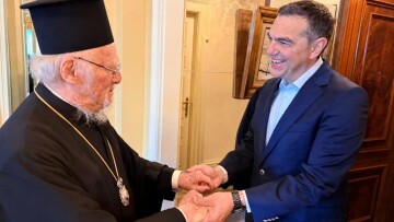 Με τον Πατριάρχη Βαρθολομαίο συναντήθηκε ο Τσίπρας, οι διεθνείς εξελίξεις στο επίκεντρο της συζήτησης