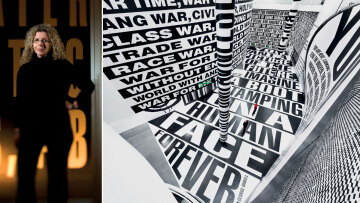 Τα έργα της Barbara Kruger στο Κανάλι στο Κέντρο Πολιτισμού Ιδρυμα Σταύρος Νιάρχος