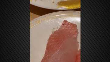 Παρήγγειλε sushi σε εστιατόριο στο Χονγκ Κονγκ και του σέρβιραν... ζωντανό παράσιτο