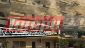 Φωτιά σε διαμέρισμα πολυκατοικίας στην Πάτρα: Τραυματίστηκε η 72χρονη ένοικος