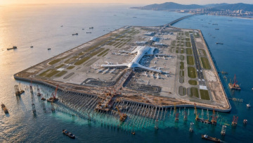 Φτιάχνουν αεροδρόμιο 80 εκατ. επιβατών πάνω σε τεχνητό νησί 20 τ.χλμ.: Το φαραωνικό έργο της Κίνας