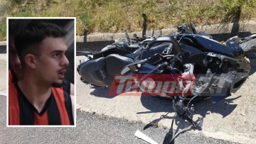 Στην κάμερα από το κράνος του πατέρα ψάχνουν απαντήσεις για το μοιραίο τροχαίο στην Αχαΐα, θρήνος στο Πειραματικό Λύκειο και την Παναχαϊκή για τον 17χρονο Ηλία