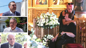 Σύσσωμος ο πολιτικός και ο δημοσιογραφικός κόσμος στο τελευταίο αντίο στον Νάσο Αθανασίου