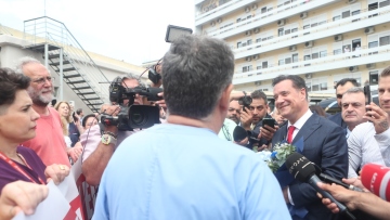 Το βίντεο Γεωργιάδη από την περιοδεία του στη βόρεια Ελλάδα: «Δεν τους χορταίνω τους κομμουνιστές», έγραψε