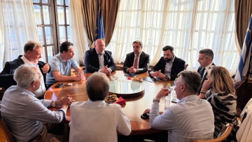 Επίσκεψη στην Ημαθία για τον Μαργαρίτη Σχοινά: Στο τραπέζι αρδευτικά έργα, μεταποίηση και αγροτική οδοποιία 
