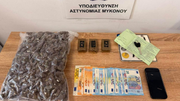Διακινητής ναρκωτικών συνελήφθη την ώρα που προσπαθούσε να εγκαταλείψει την Μύκονο με πλοίο
