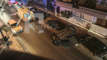 Βίντεο κατέγραψε τη στιγμή που αυτοκίνητο αναποδογυρίζει μετά από σφοδρή σύγκρουση στα Χανιά
