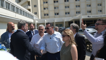 Πάτρα: Ο Γεωργιάδης επιθεώρησε τα έργα σε τρία νοσοκομεία και στο κέντρο υγείας βορείου τομέα 