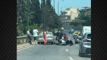 Καραμπόλα πέντε οχημάτων στη Λεωφόρο Κηφισού: Μεγάλη δυσχέρεια στην κυκλοφορία των οχημάτων