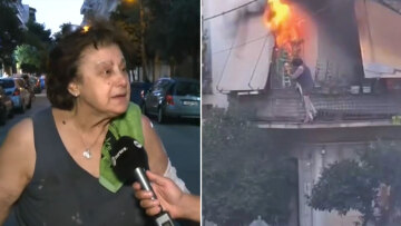 «Μου έδωσαν ελπίδα, μου φώναζαν "πήδα" και με έπιασαν», η ηλικιωμένη περιγράφει πώς έπεσε από το φλεγόμενο σπίτι της Καλλιθέας πάνω στον κόσμο