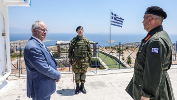 Τασούλας από το Επιτηρητικό Φυλάκιο Αγαθονησίου: Να υπερασπιστούμε την κυριαρχία μας έναντι οποιασδήποτε απειλής ή πρόκλησης
