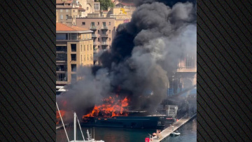 Φωτιά σε σκάφη στο παλιό λιμάνι της Μασσαλίας, εννέα τραυματίες, δείτε βίντεο