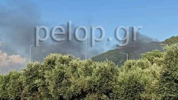 Σε εξέλιξη φωτιά στα Καρτσαναίικα Πατρέων, επιχειρούν τρία εναέρια 