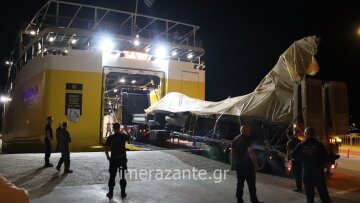 Μεταφέρθηκε με πλοίο το F-16 που έκανε αναγκαστική προσγείωση στο αεροδρόμιο Ζακύνθου, δείτε βίντεο και φωτογραφίες
