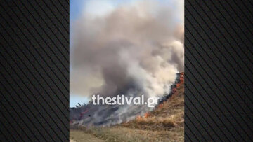 Φωτιά στο Φράγμα της Θέρμης στη Θεσσαλονίκη, επιχειρούν 29 πυροσβέστες με 10 οχήματα