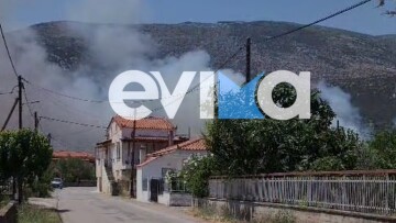 Μεγάλη φωτιά στην Εύβοια: Εστάλη 112 για εκκένωση του χωριού της Επισκοπής, ισχυρή κινητοποίηση της Πυροσβεστικής